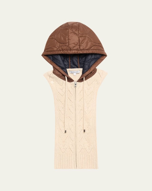 Orine Mixed Media Hoodie Dickey